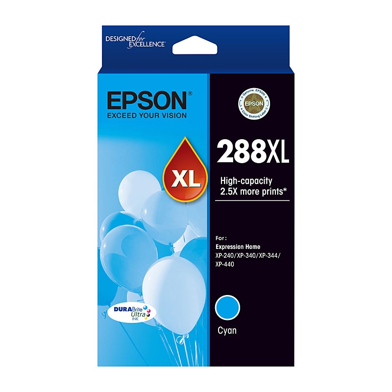 EPSON 288XL Cyan Ink Cartridge/Product Detail/Stationery