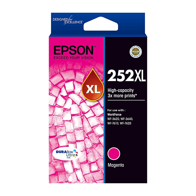 EPSON 252XL Magenta Ink Cartridge/Product Detail/Stationery