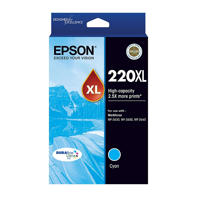 EPSON 220XL Cyan Ink Cartridge/Product Detail/Stationery