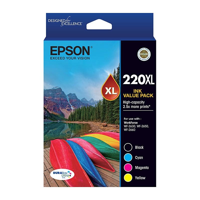 EPSON 220XL 4 Ink Value Pack/Product Detail/Stationery