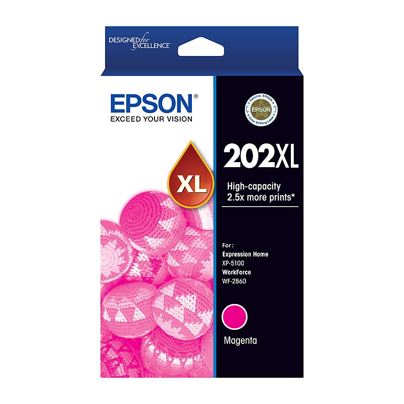 EPSON 202XL Magenta Ink Cartridge/Product Detail/Stationery