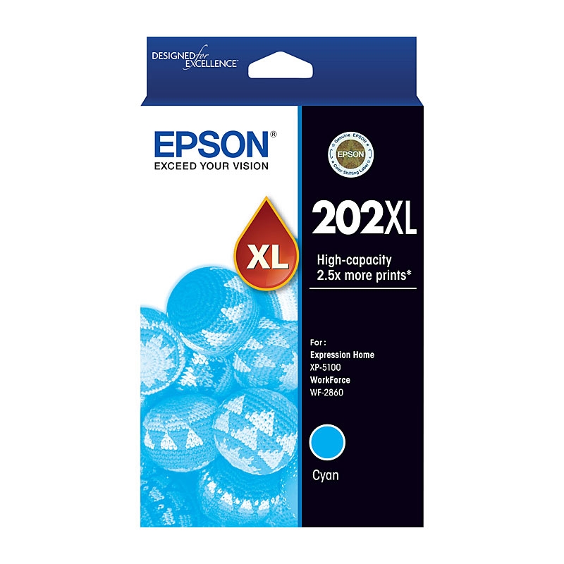 EPSON 202XL Cyan Ink Cartridge/Product Detail/Stationery