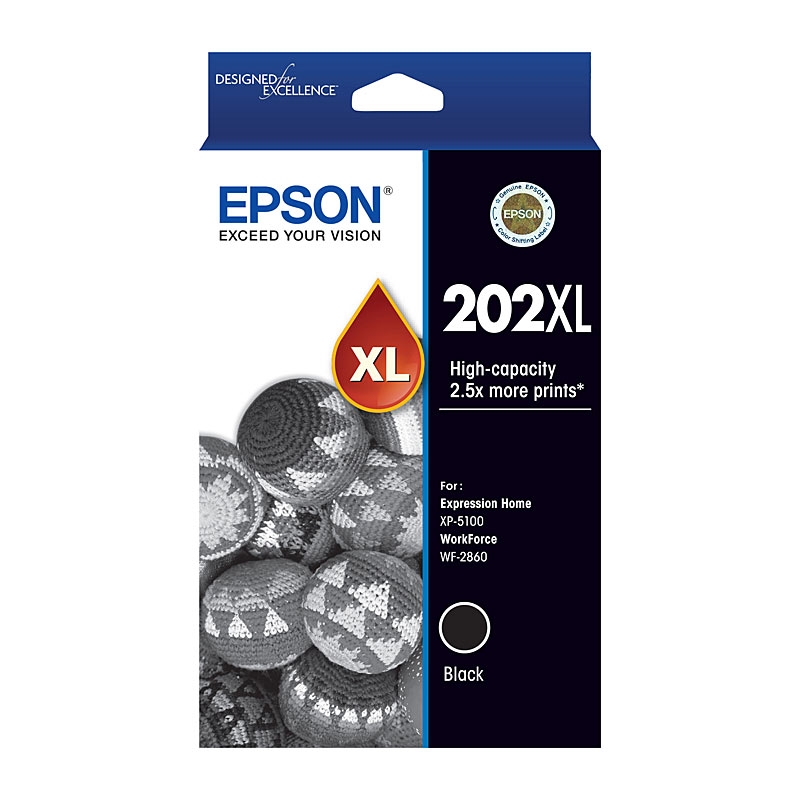 EPSON 202XL Black Ink Cartridge/Product Detail/Stationery