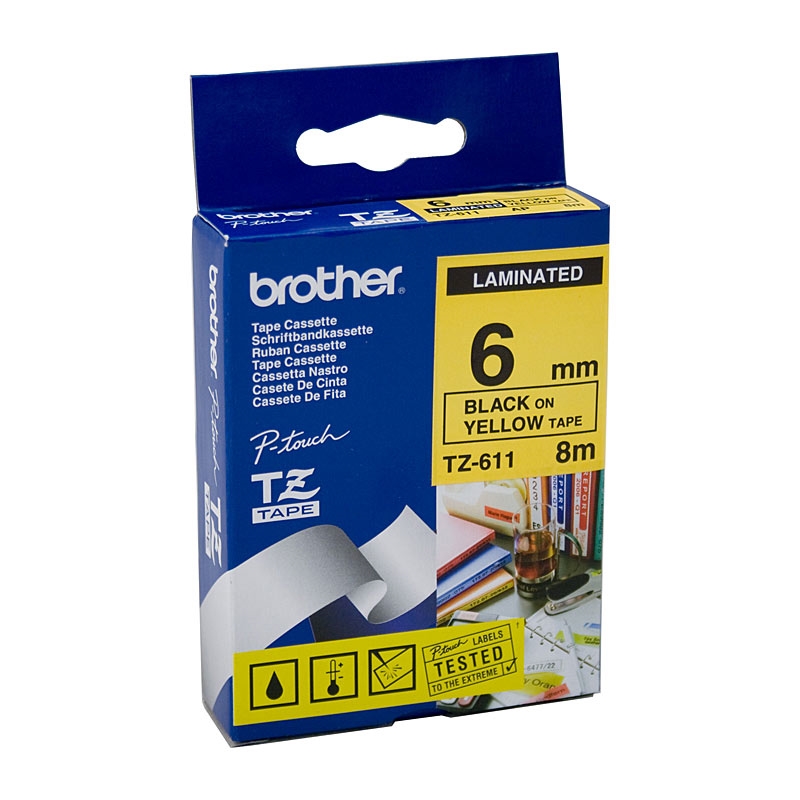 BROTHER TZe611 Labelling Tape/Product Detail/Stationery