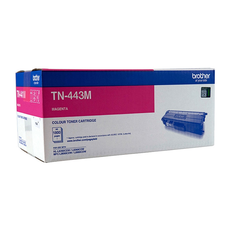 BROTHER TN-443M Colour Laser Toner - High Yield Magenta - to suit HL-L8260CDN/8360CDW MFC-L8690CDW/L/Product Detail/Stationery