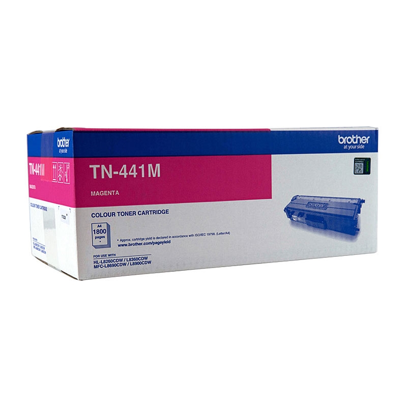 BROTHER TN-441M Colour Laser Toner - Magenta Standard Cartridge- HL-L8260CDN/8360CDW MFC-L8690CDW/L8/Product Detail/Stationery