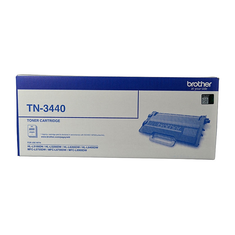 Brother TN-3440 Mono Laser Toner - High Yield - HL-L5100DN, L5200DW, L6200DW, L6400DW & MFC-L5755DW,/Product Detail/Stationery