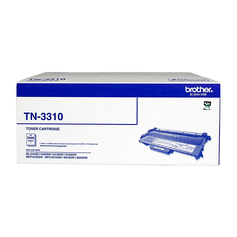 Brother TN-3310 Mono Laser Toner - Standard -HL-5440D/5450DN/5470DW/6180DW & MFC-8510DN/8910DW/8950D/Product Detail/Stationery