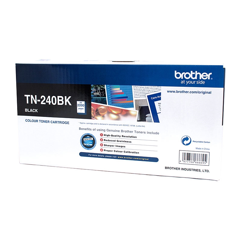 BROTHER TN240 Black Toner Cartridge/Product Detail/Stationery