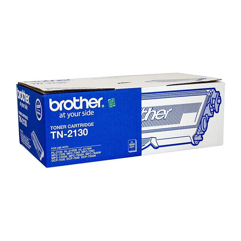 Brother TN-2130 Mono Laser Toner- Standard, HL-2140/2142/2150N/2170W, DCP-7040, MFC-7340/7440N/7840W/Product Detail/Stationery