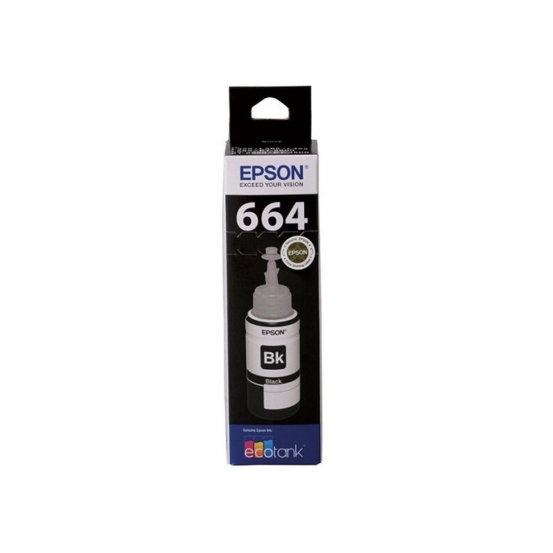 EPSON T664 Black EcoTank Bottle/Product Detail/Stationery