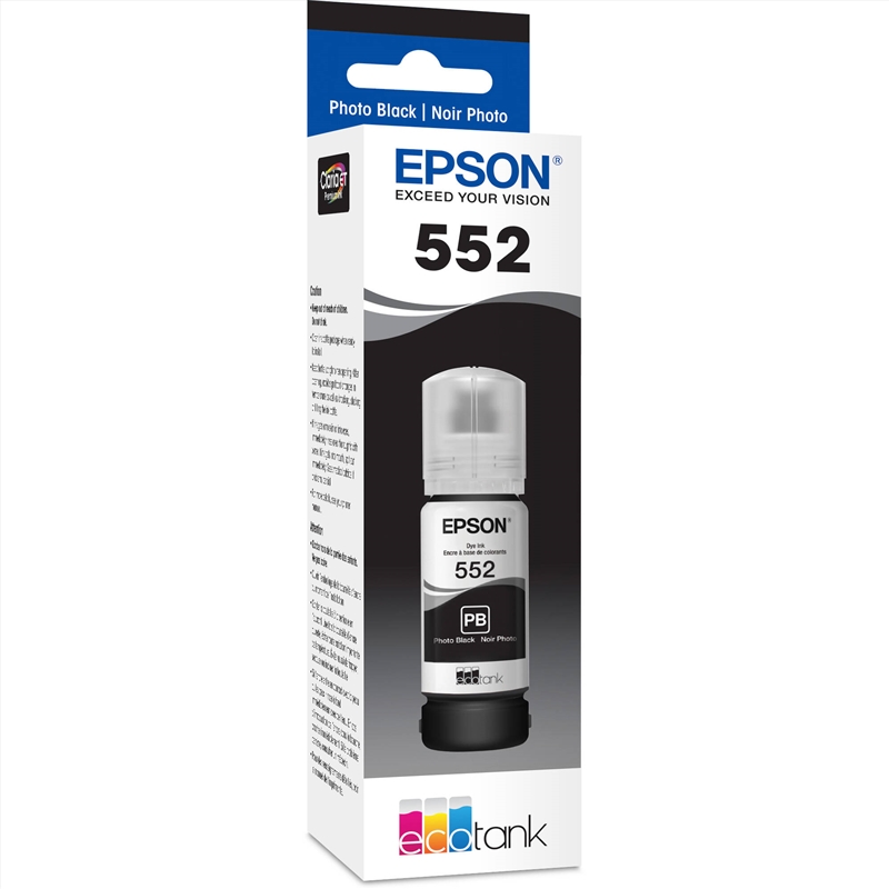 EPSON T552 Ph Black Eco Tank/Product Detail/Stationery