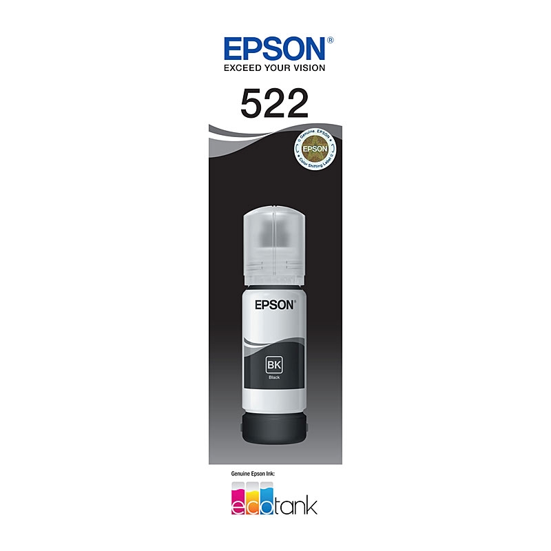 EPSON T522 Black EcoTank Bottle/Product Detail/Stationery