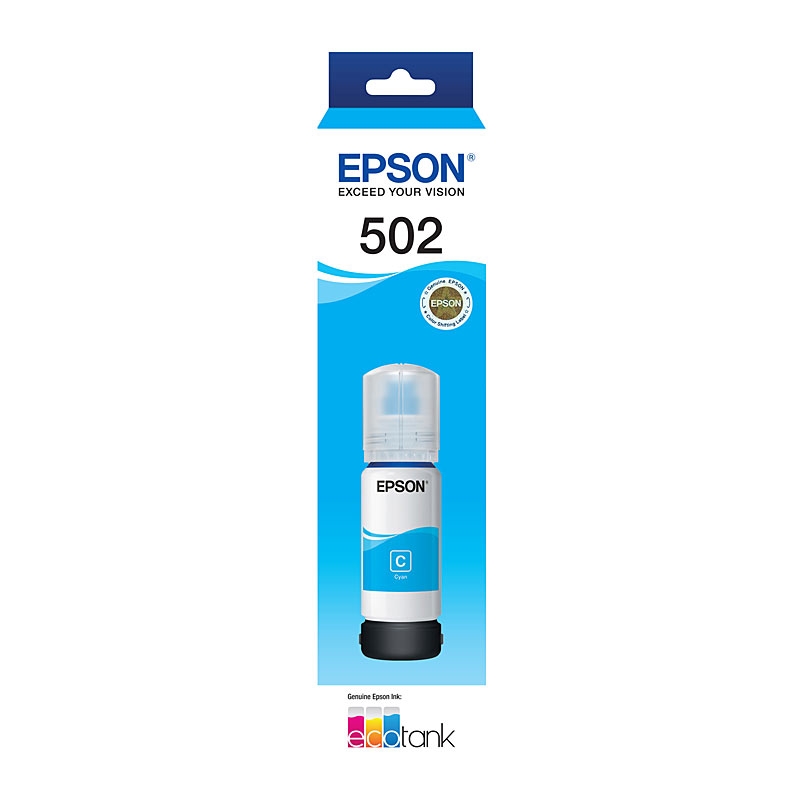 EPSON T502 Cyan EcoTank Bottle/Product Detail/Stationery