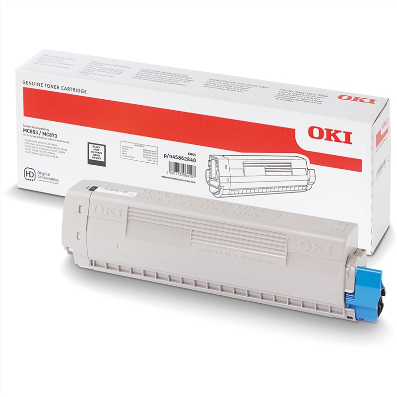 OKI MC873 Black Toner/Product Detail/Stationery