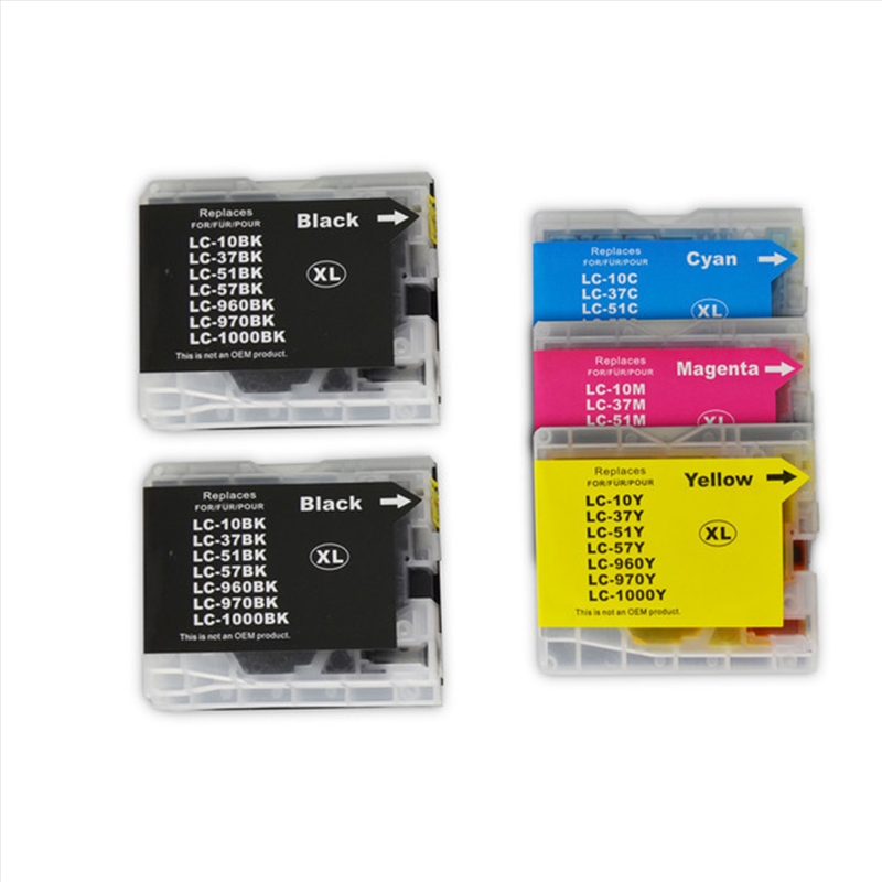 LC37 LC57 Compatible Inkjet Cartridge Set - 5 Ink Cartridges [Boxed Set]/Product Detail/Stationery