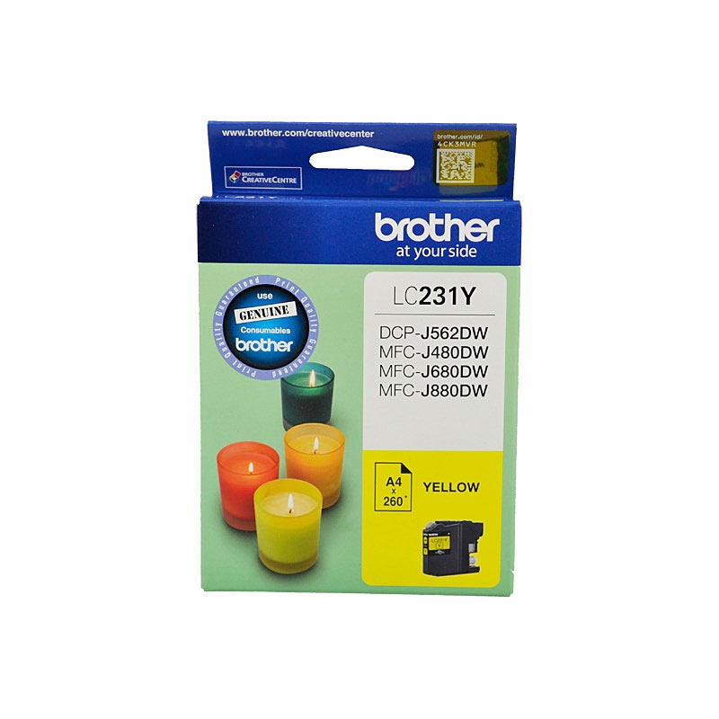 BROTHER LC231 Yellow Ink Cartridge/Product Detail/Stationery