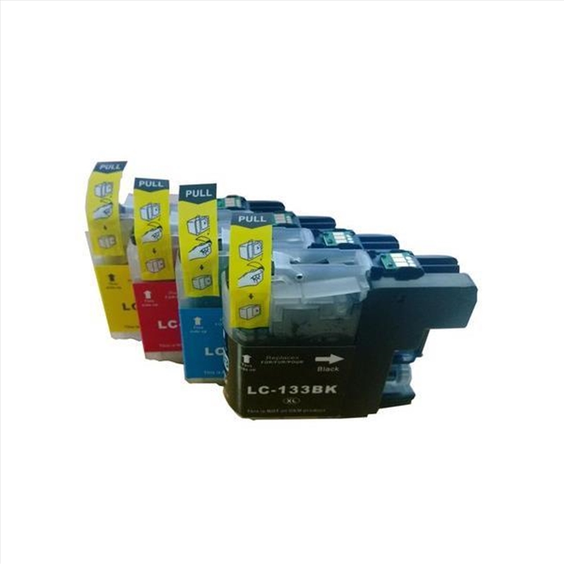 BROTHER LC133 Compatible Inkjet Cartridge Set 4 Ink Cartridges [Boxed Set]/Product Detail/Stationery