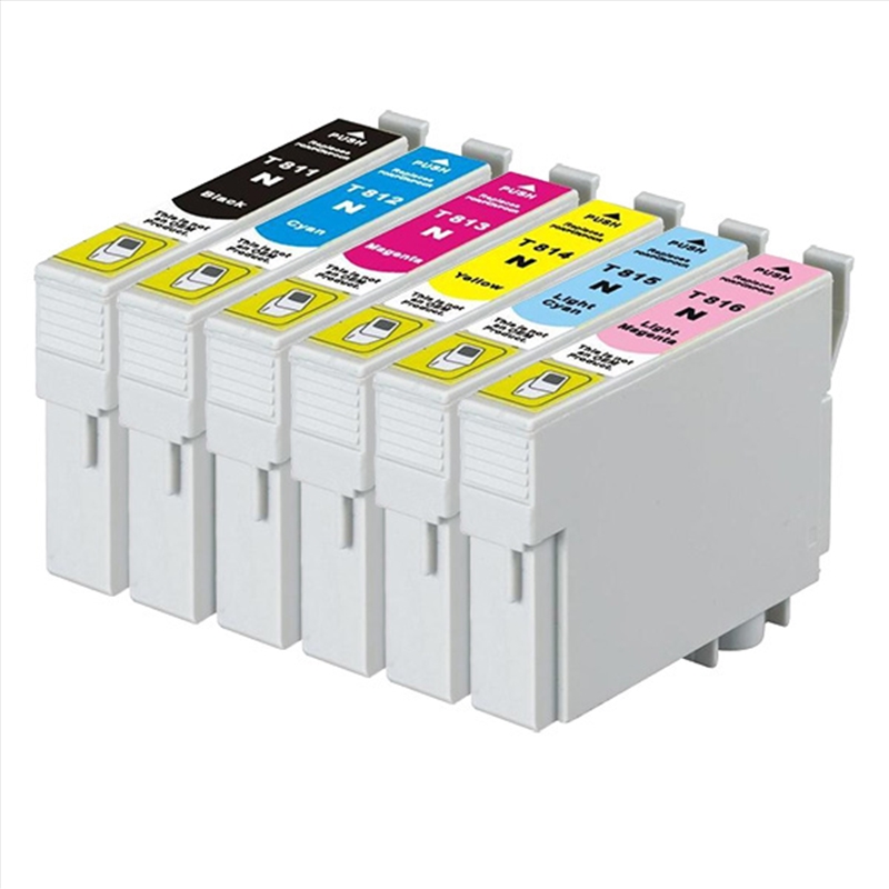 EPSON 81N Compatible Inkjet Cartridge Set 6 Ink Cartridges [Boxed Set]/Product Detail/Stationery