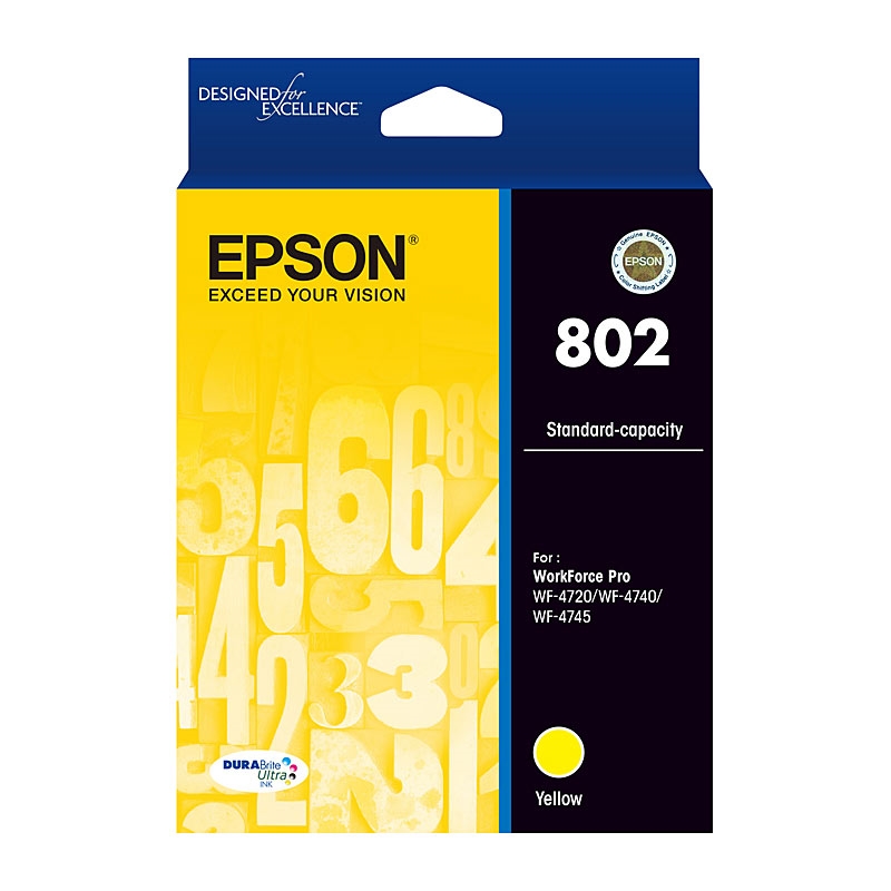 EPSON 802 Yellow Ink Cartridge/Product Detail/Stationery