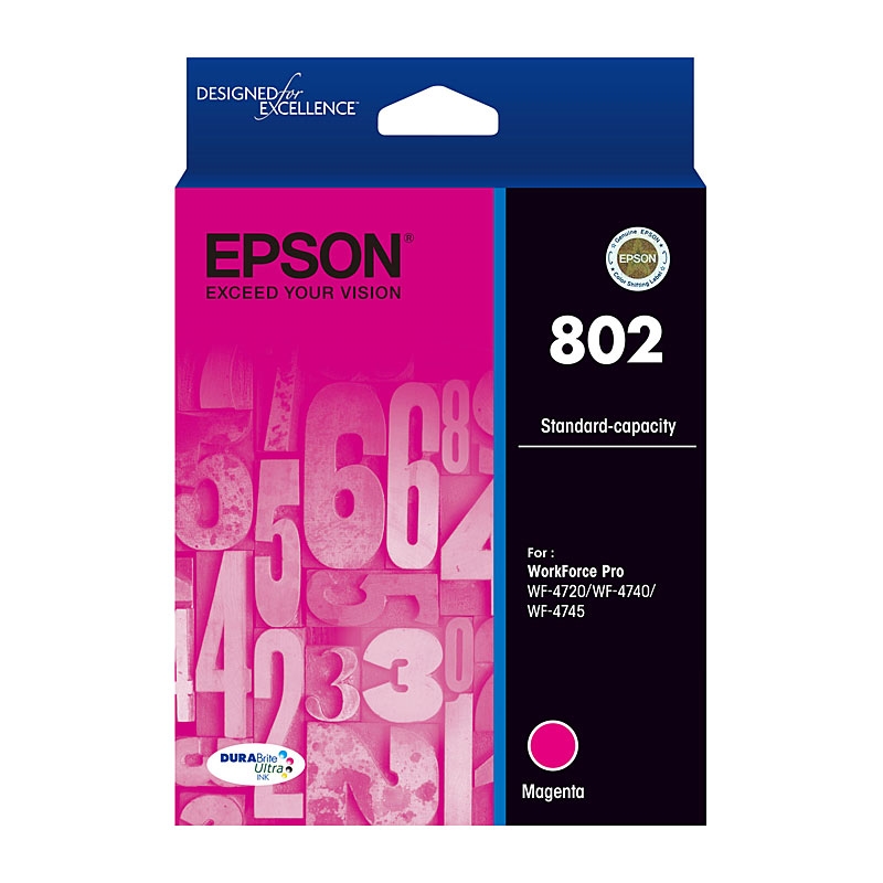 EPSON 802 Magenta Ink Cartridge/Product Detail/Stationery