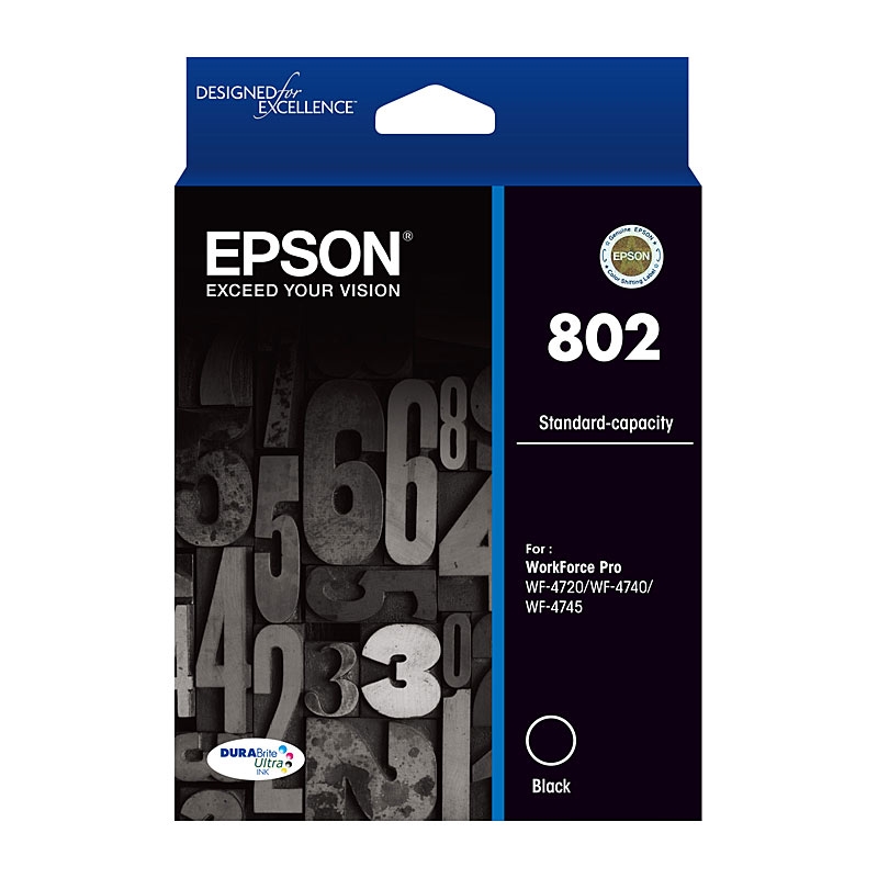 EPSON 802 Black Ink Cartridge/Product Detail/Stationery