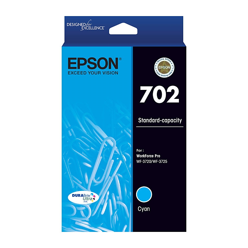 EPSON 702 Cyan Ink Cartridge/Product Detail/Stationery