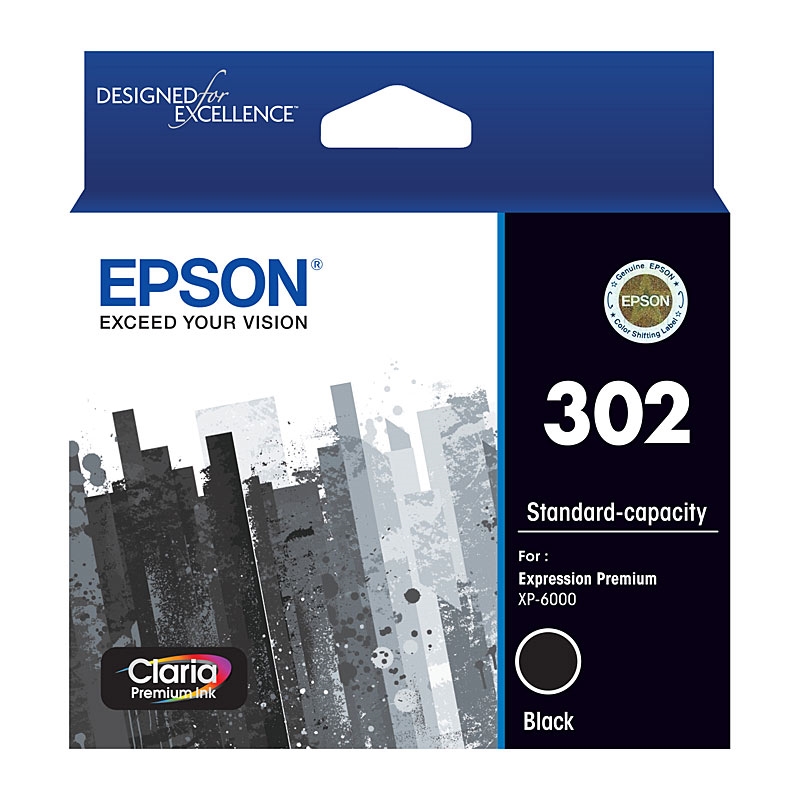 EPSON 302 Black Ink Cartridge/Product Detail/Stationery