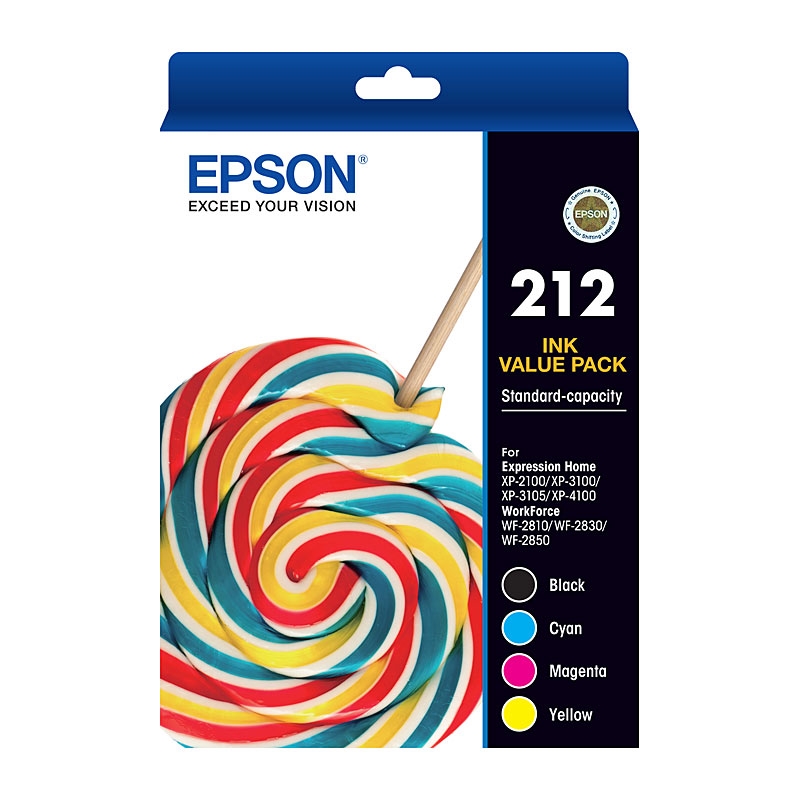 EPSON 212 4 Ink Value Pack/Product Detail/Stationery