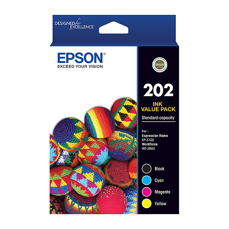 EPSON 202 4 Ink Value Pack/Product Detail/Stationery