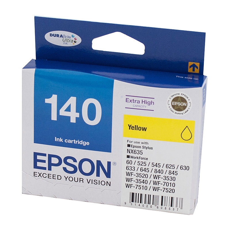 EPSON 140 Yellow Ink Cartridge/Product Detail/Stationery