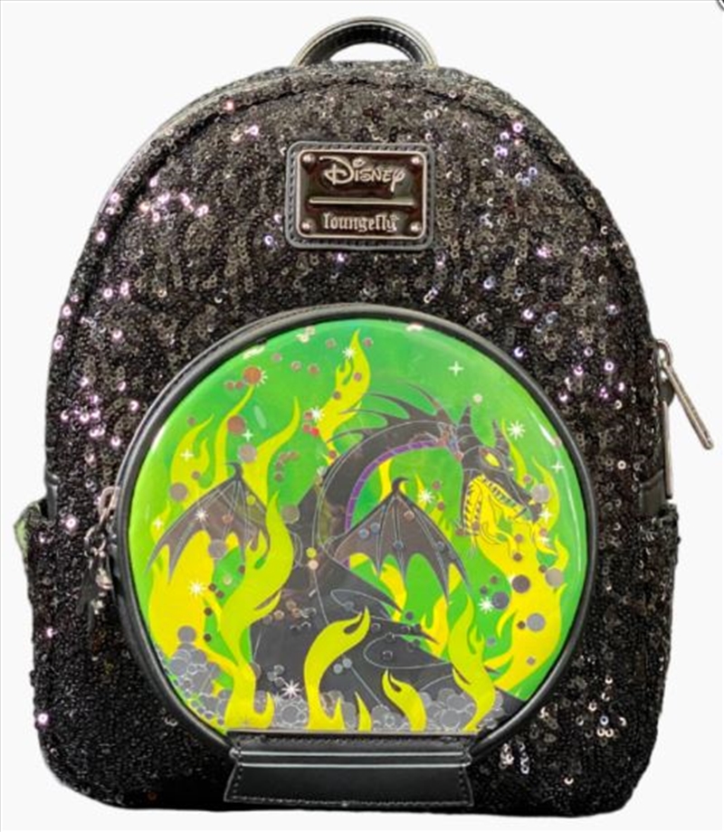 Loungefly Disney Villains - Maleficent Snow globe M-Backpack RS/Product Detail/Bags