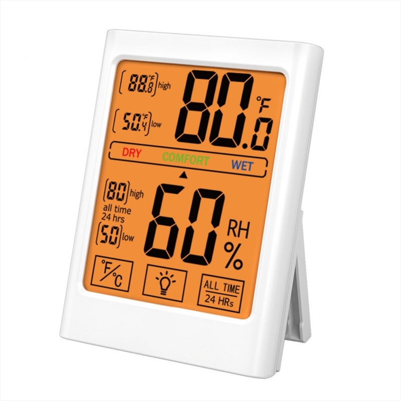 GOMINIMO Thermo Hygrometer Has Backlight White GO-TH-102-JH/Product Detail/Outdoor