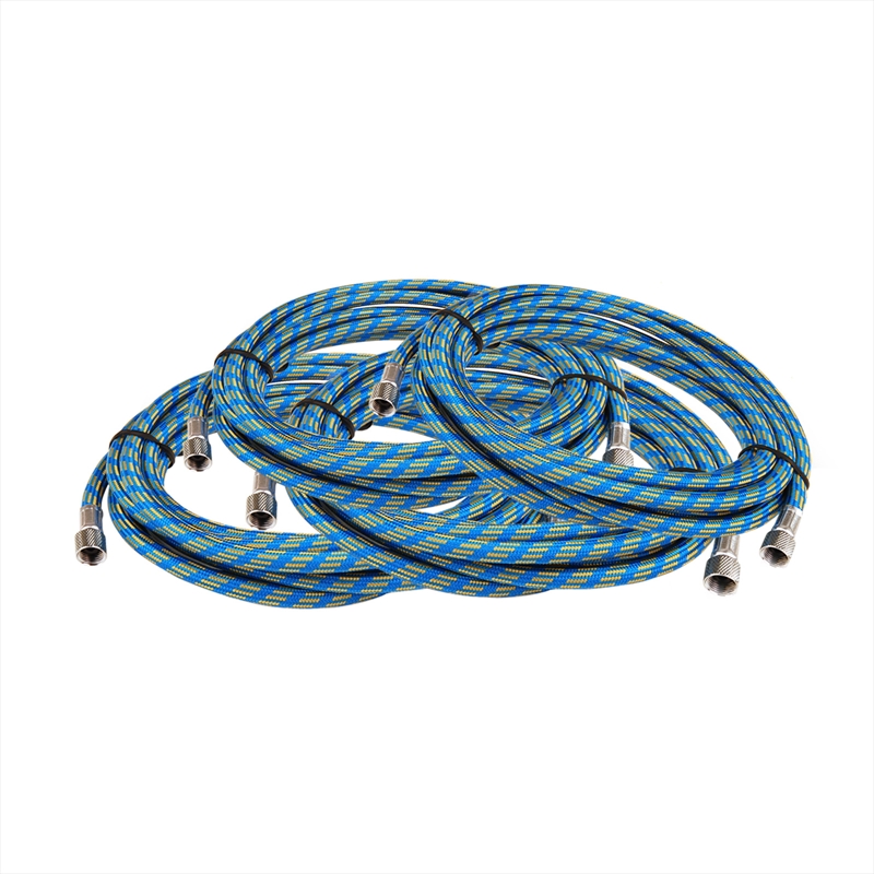 Dynamic Power 4 Set Air Brush Hose Rubber Braided Compressor 1/8in 3M/Product Detail/Outdoor