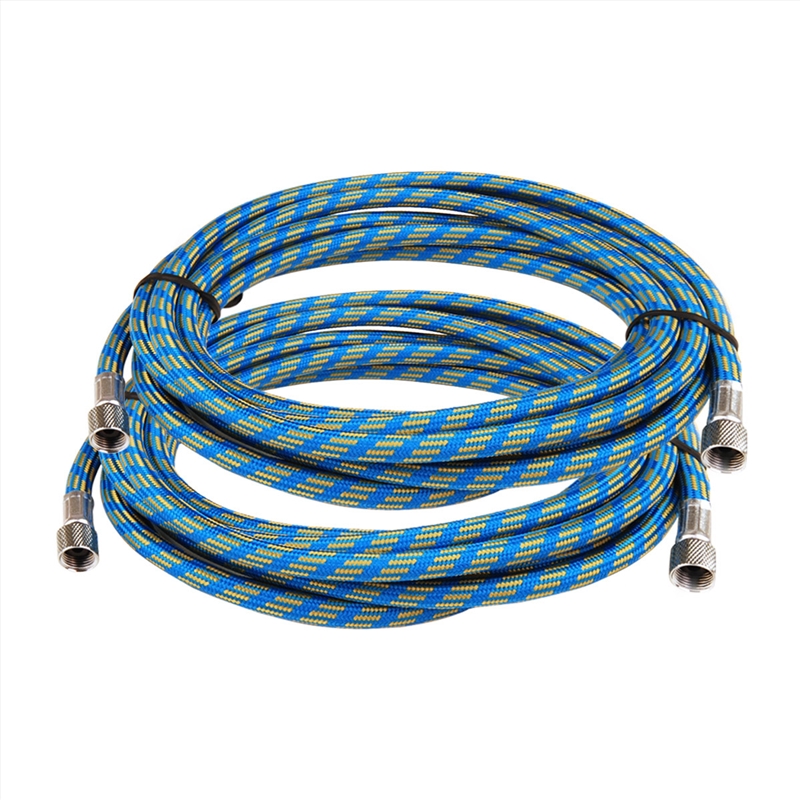 Dynamic Power 2 Set Air Brush Hose Rubber Braided Compressor 1/8in 3M/Product Detail/Outdoor