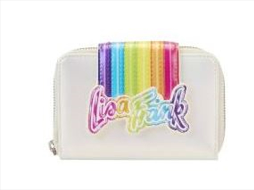 Loungefly Lisa Frank - Rainbow Logo Zip Around Wallet/Product Detail/Wallets