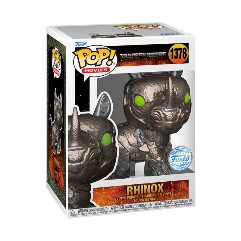 Transformers: Rise of the Beasts - Rhinox US Exclusive Pop! Vinyl [RS]/Product Detail/Movies