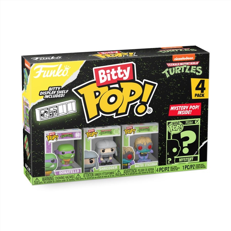 Teenage Mutant Ninja Turtles - Donatello Bitty Pop! 4-Pack/Product Detail/Funko Collections