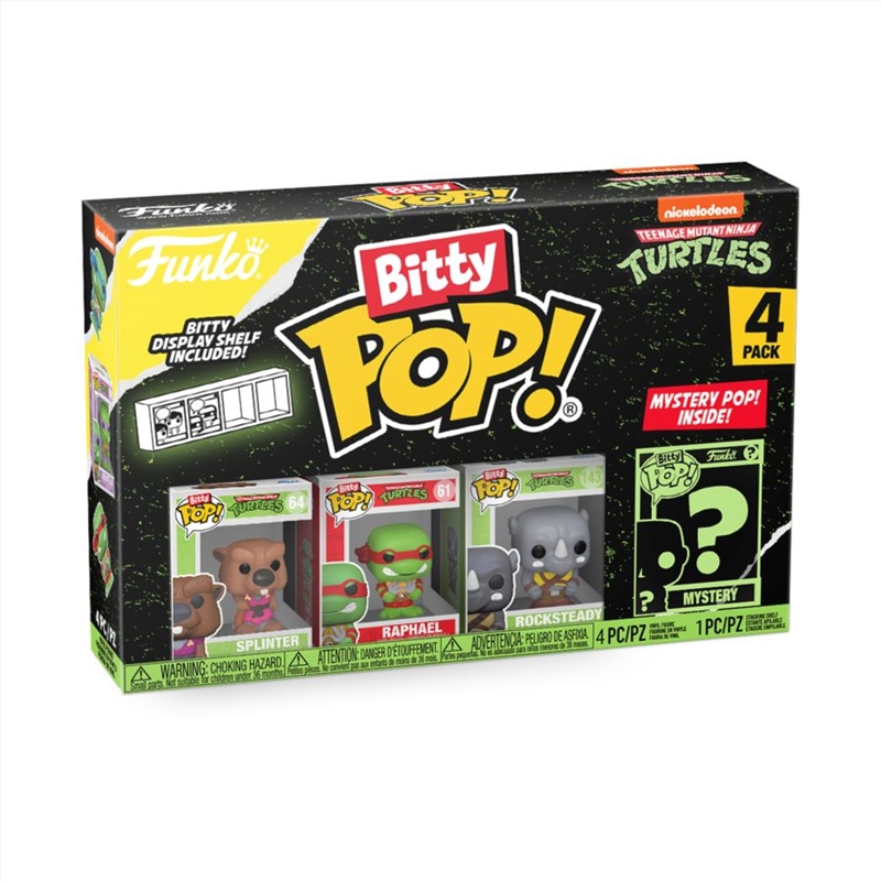 Teenage Mutant Ninja Turtles - Splinter Bitty Pop! 4-Pack/Product Detail/Funko Collections