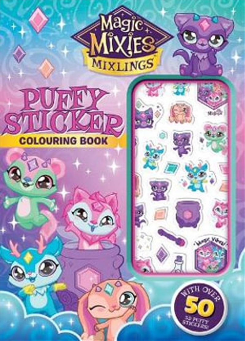 Buy Magic Mixies Mixlings Puffy Sticker Colouring Book Online Sanity