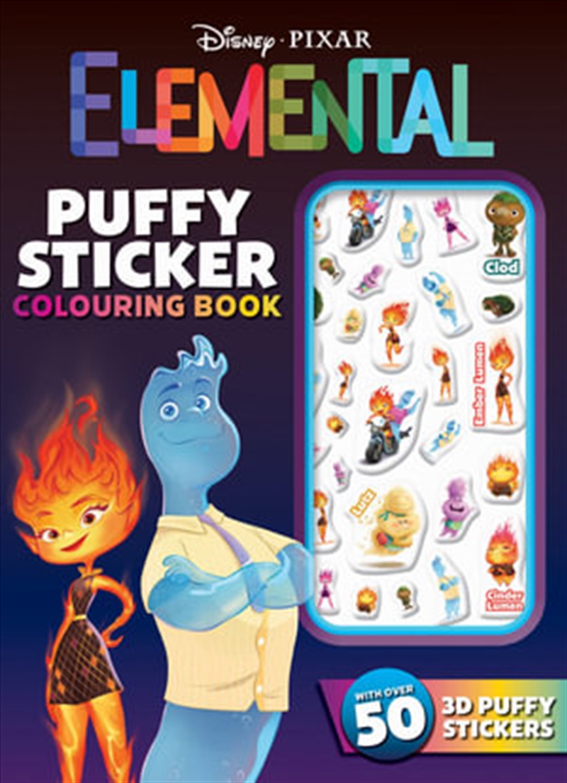 Elemental: Puffy Sticker Colouring Book/Product Detail/Kids Activity Books