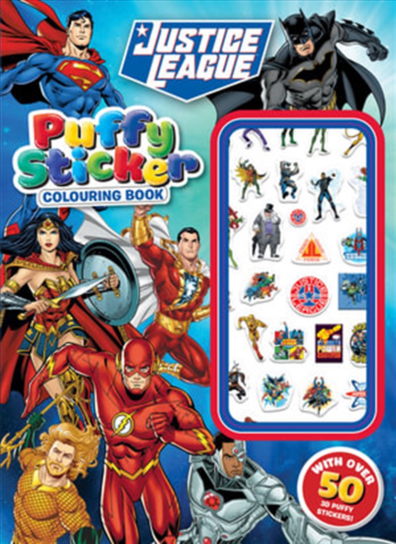 Justice League: Puffy Sticker Colouring Book/Product Detail/Kids Colouring