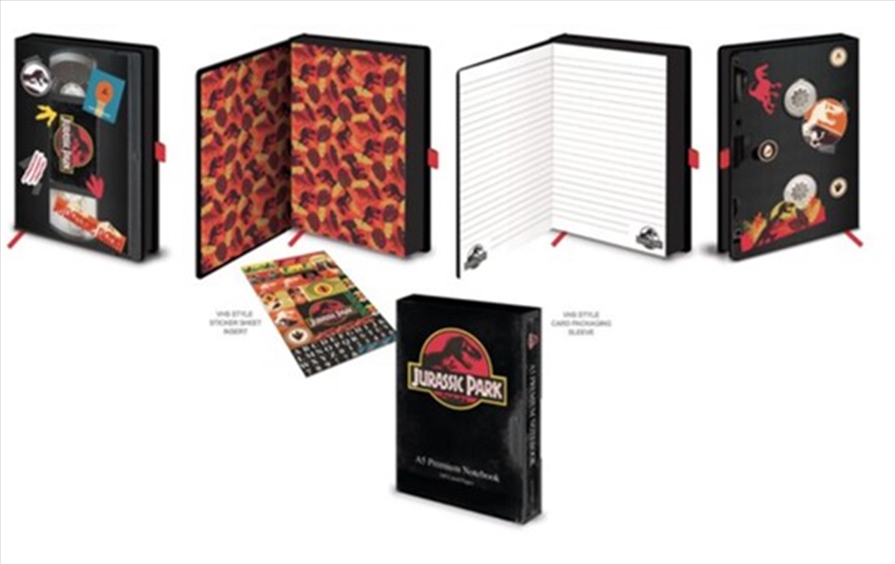 Jurassic Park - VHS - Cased A5 Notebook/Product Detail/Notebooks & Journals