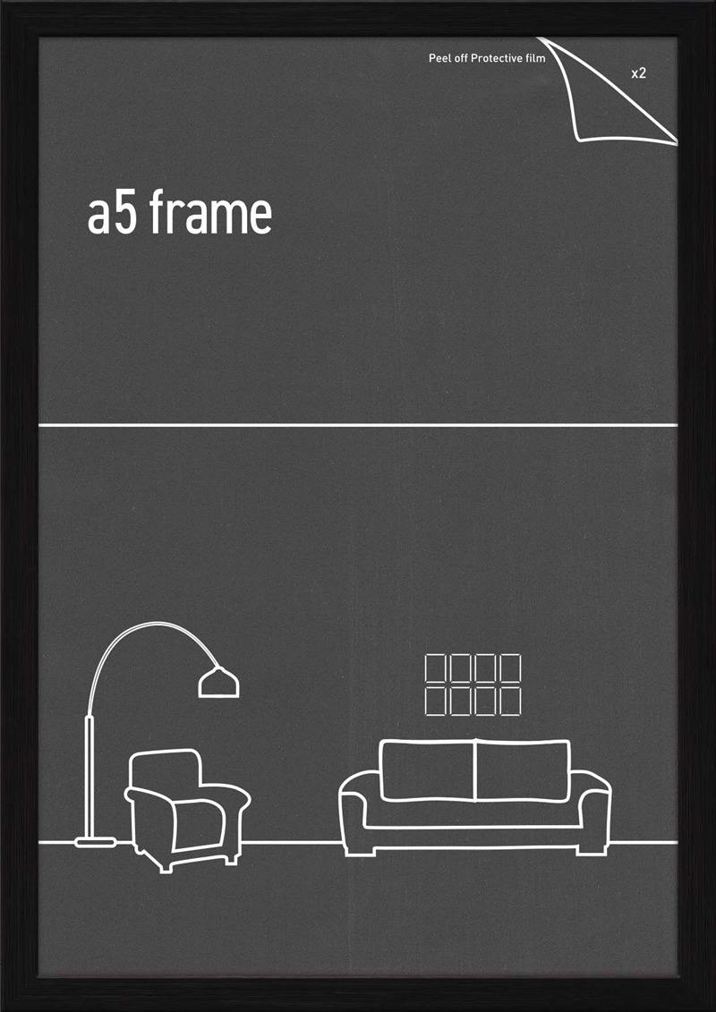 A5 Classic Frame Black/Product Detail/Decor