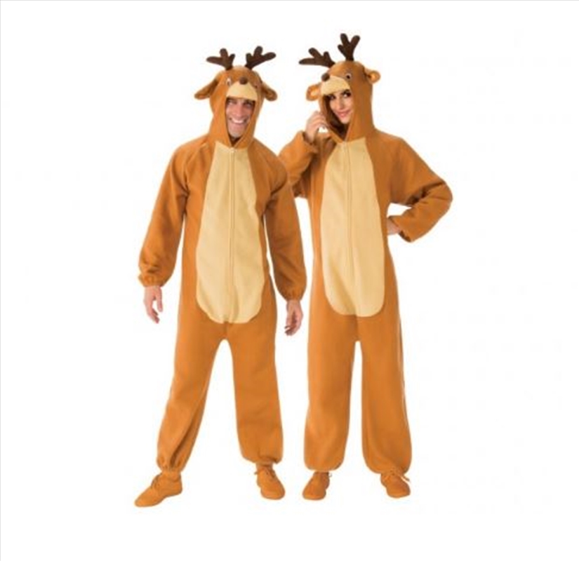 Reindeer Onesie Jumpsuit - Size L/Product Detail/Costumes