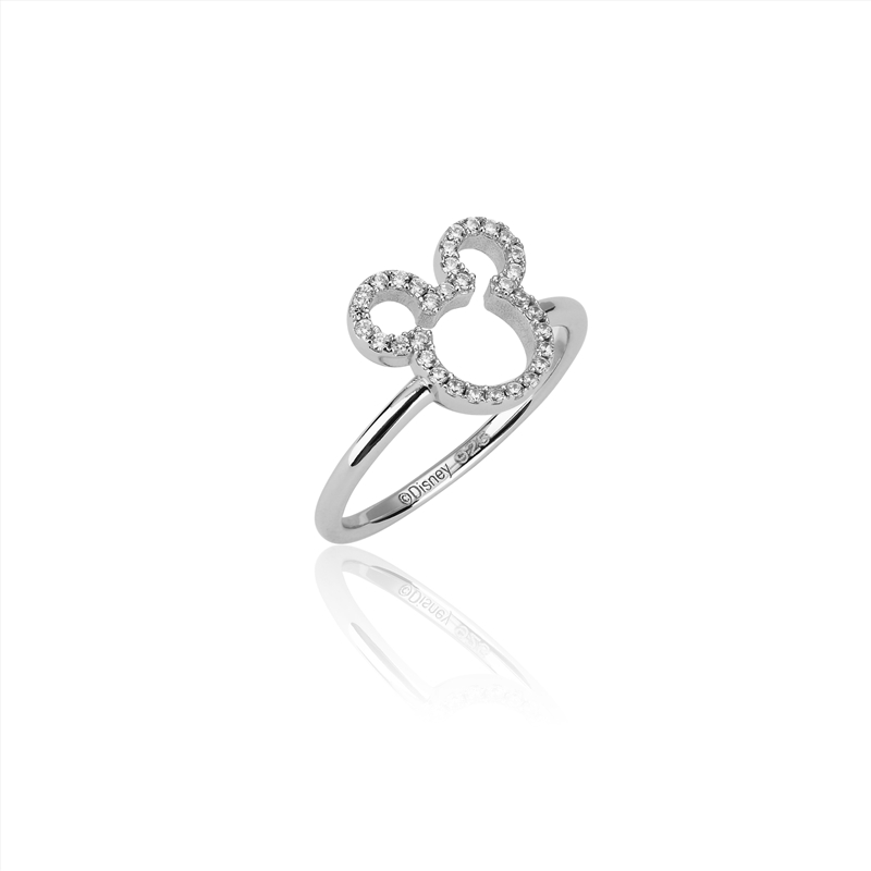 Ss Wgp Mickey Head Ring - Size 7/Product Detail/Jewellery