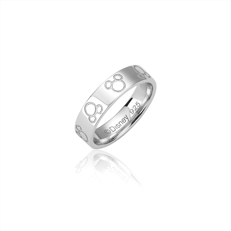 Ss Wgp Mickey Love Ring - Size 7/Product Detail/Jewellery