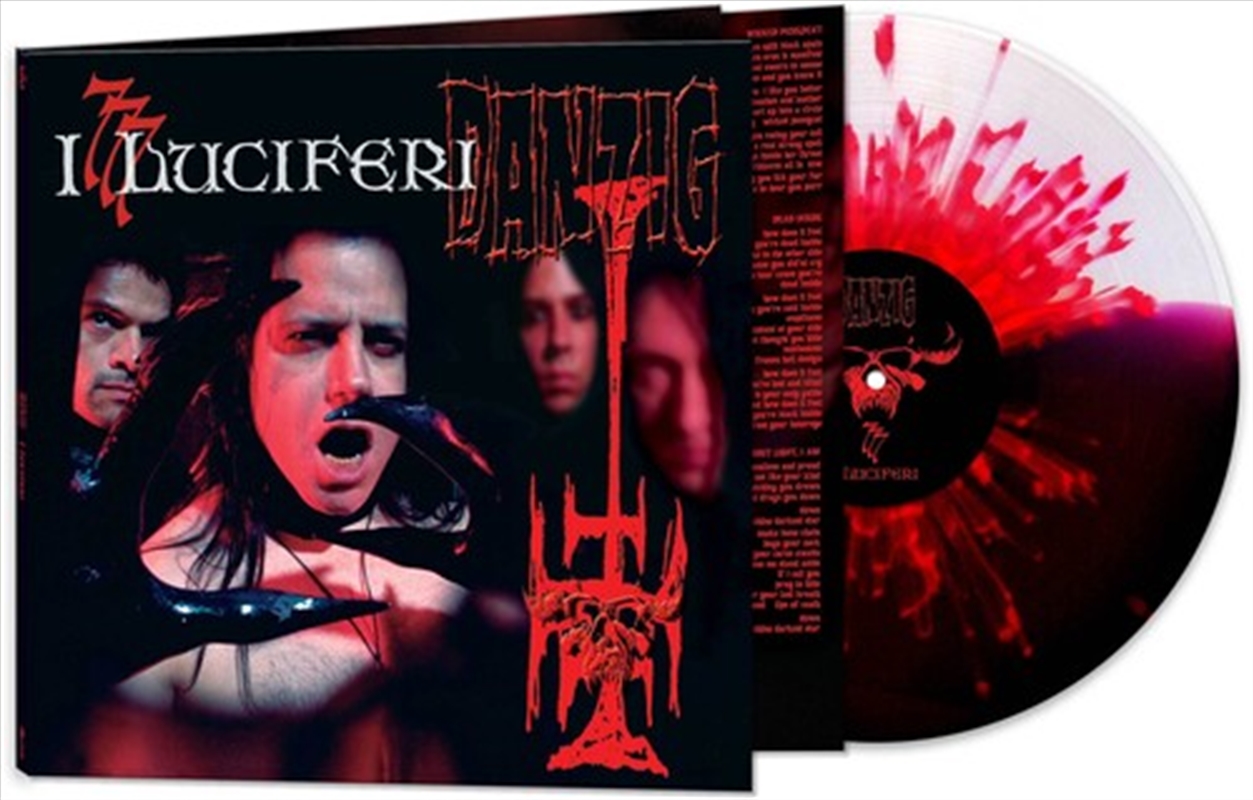 777: I Luciferi - Black/ White/ Red Split Splatter/Product Detail/Rock/Pop