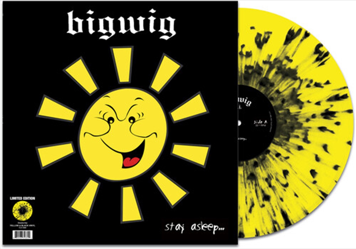 Stay Asleep - Yellow/ black Splatter/Product Detail/Rock/Pop