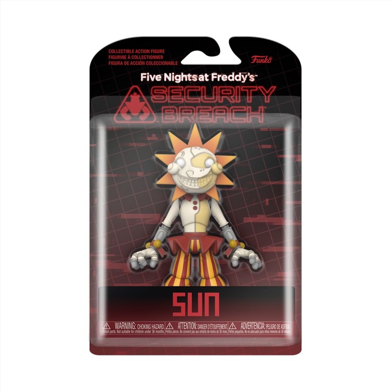 Five Nights At Freddy's: Security Breach - Sun Action Figure/Product Detail/Figurines